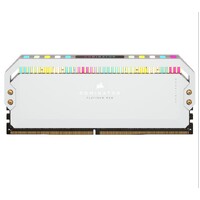 Corsair Dominator Platinum RGB 64GB (2x32GB) DDR5 UDIMM 5200Mhz C40 1.25V White Desktop PC Gaming Memory