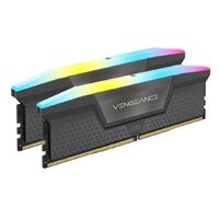 Corsair Vengeance RGB 64GB (2x32GB) DDR5 UDIMM 5200MHz C40 1.25V Desktop Gaming Memory Black Optimized for AMD Expo Ryzen 7000 Series