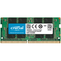 Crucial 16GB (1x16GB) DDR4 SODIMM 3200MHz CL22 1.2V Un-Ranked Notebook Laptop Memory RAM