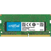 Crucial 8GB (1x8GB) DDR4 SODIMM 3200MHz CL22 1.2V Single Ranked Notebook Laptop Memory RAM