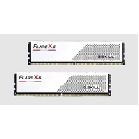 G.SKILL F5-6000J3636F32GX2-FX5W 64GB (2 x 32GB)  DDR5 6000 MT s  Timings 36-36-36-96  Voltage 1.35 V  EXPO XMP 3.0  Flare X5
