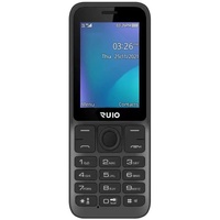 RUIO F286 4G 128MB - Black(51850001) AU STOCK, 2.4 ft, 48MB 128MB, Single SIM, 1500mAh Removable, 1 Year Warranty