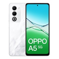 Oppo A5 5G 128GB - Mist White (CPH2735AU White)AU STOCK, 6.67 ft, HD, 120Hz, 4GB 128GB, 50MP 8MP, Dual SIM, 6000mAh,IP65, 2 Years Warranty