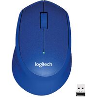 Logitech M331 SILENT PLUS  Wireless Mouse Blue  DPI (Min Max): 1000±  1-Year Limited Hardware Warranty