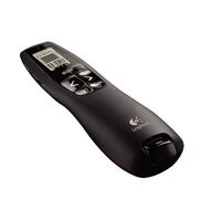 Logitech R800 Laser Presentation Remote LCD display  time tracking 30m Range 2.4GHz Instuitive slideshow controls ~MILT-R700PRO 910-003508