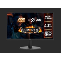 AOC 23.8 ft IPS 1920  1080 FHD, 240Hz, HDR10, 0.3ms,Adaptive Sync,HDMI 2.0  1, DisplayPort 1.4  1, Gaming Monitor