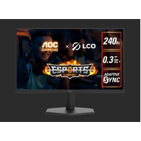 AOC27 ft IPS FHD, 240Hz, HDR10, 1H1DP, Adaptive Sync,Low input lag,Gaming mode,Dial Point,Shadow  Control,Low blue mode, Gaming Monitor