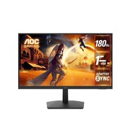 AOC 27 inch 180hz 1ms VA FHD Adaptive Sync 300 cd m2 HDMI 2.0 DP 1.4 Line in  Earphone x 1  VESA 100mm Flicker FREE Low Blue  Gaming Monitor