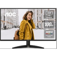AOC 27 inch Q27B36  27 inch IPS QHD 4ms 350cd m2 100Hz HDR10 IPS Adaptive Sync DP HDMI VESA 100x100mm