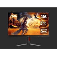 AOC 27 ft 260Hz 2560  1440 (QHD) 0.3ms Fast IPS HDMI2.0  1 DisplayPort1.4  1 Adaptive Sync DisplayHDR 400 Gaming Monitor