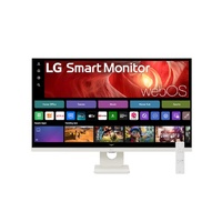 LG 31.5 ft 4K UHD Smart Monitor with webOS, USB-C PD 65W, AirPlay 2, Screen Share, Bluetooth, Magic Remote support, and tilt adjustable stand