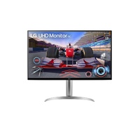 LG 31.5 ft UHD 4K HDR Monitor, VA panel, 3840x2160, 144Hz, 4ms, 400 nits, DCI-P3 90pct, Tilt Height Pivot adjustable