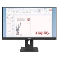 LENOVO ThinkVision E24-40 23.8 ft 24 ft 100Hz FHD IPS Monitor 1920x1080 16:9 4ms Height Adjust Tilt Pivot Swivel HDMI DP VGA Speakers VESA ~63EDMAR2AU