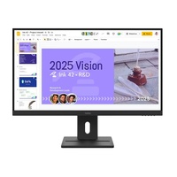 LENOVO ThinkVision E27Q-40 27 ft 100Hz QHD IPS Monitor 2K 2560x1440 16:9 4ms Tilt Swivel Pivot Height Adjust 2xHDMI DP VESA 3yr WTY Black