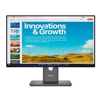 Lenovo ThinkVision P24qd-40 23.8 ft 24 ft 24 ft QHD IPS Monitor 2K 2560x1440 16:9 Height Adjustable Tilt Swivel Pivot HDMI DP1.4 DP 4xUSB3.2 Hub Ether