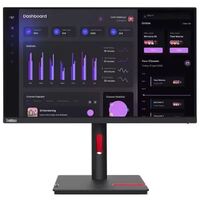 LENOVO ThinkVision T24I-30 23.8 inch 24 inch 60Hz FHD Monitor 1920x1080 16:9 4ms Height Adjust Tilt Swivel Pivot 4xUSB3.2 Hub HDMI DP VGA 3yr ~62B0MAR