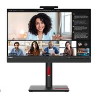 Lenovo ThinkVision T24mv-30 23.8 inch FHD USB-C Docking Monitor IPS 1920x1080 16:9 Height Adj Tilt Swivel Pivot DP HDMI USB-C LAN 4xUSB3.2 Hub Cam Mic