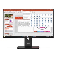 LENOVO ThinkVision T27i-40 27 ft FHD Monitor 120Hz 1920x1080 16:9 Height Adjustable Tilt Swivel Pivot USB-C Dock 15W PD 3xUSB-A DP HDMI VGA ~63A4MAR1A