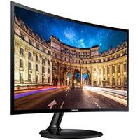 Samsung F390 23.8'/24' 60Hz FreeSync FHD Curved Monitor 1920x1080 16:9 5ms D-Sub HDMI Tilt Adjust VESA Game Mode Flicker Free