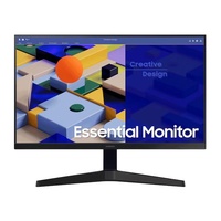 Samsung 24 ft S31 Essentia FHD Monitor 1920 x1080 75Hz 16:9 250cd m2 IPS HDMI D-Sub Tilt VESA 100:100mm Viewing Angle Eye Saver  Game Picture Black
