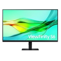 Samsung 32 ft ViewFinity S60UD QHD 2560x1440 16:9 1000R 5ms IPS DP HDMI Headphone USB-C Ethernet LAN HAS Tilt Swivel Pivot VESA Built-in KVM Switch