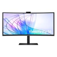 Samsung 34 inch ViewFinity S65VC UWQHD Ultra 3440x1440 1000R 5ms VA Curved DP HDMI Headphone USB-C LAN HAS Tilt Swivel Business IR Camera Monitor