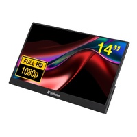 Verbatim 14 ft IPS FHD 1920x1080 - HDR, 60Hz HDMI  USB-C Capacitive Touch Panel Portable Monitor
