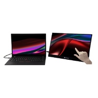 Verbatim 17.3 ft USB-C Portable 10 Point Touch, Full HD 1080p, HDMI, IPS Portable,  Business, Sleeve, Ultra Portable Black Aluminium, Win  IOS Monitor