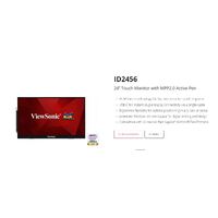 ViewSonic 24 inch ID2465 Touch Monitor with MPP 2.0 Active Pen