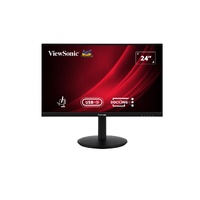 ViewSonic 24 ft Full HD Ergonomic Docking Monitor with USB-C 65w, USB 3.2 Hub, 100hz, HDMI, DP, Ergonomics Height Adjust, Swivel, Pivot, Advanced Wty