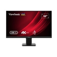 ViewSonic 32 ft VG 4K SuperClear VA, USB-C, DP, Height Adjust,  3y Advance Replacement, Business Pro Monitor