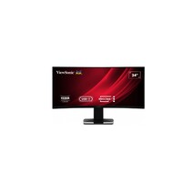 Project - ViewSonic 34 ft Curved 3440x1440 Business Education USB-C Dock, 90w Charger,Ethernet, FreeSync, Spk, VDisplay, HAS, Superclear VA, Monitor