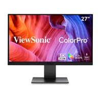 ViewSonic VP2788-5K - 27 ft ColorPro 5K Mac-Compatible Monitor with 100W Thunderbolt 4, USB C, and DCI-P3 Color Gamut Monitor