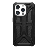 UAG Monarch Apple iPhone 15 Pro (6.1 inch) Case - Carbon Fiber (114278114242) 20 ft. Drop Protection(6M)5 Layers of ProtectionTactical Grip