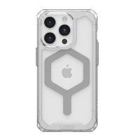 UAG Plyo MagSafe Apple iPhone 15 Pro (6.1 inch) Case - Ice Silver (114286114333)16 ft. Drop Protection (4.8M) Armored Shell Air -Soft Corners