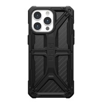 UAG Monarch Apple iPhone 15 Pro Max (6.7 inch) Case -Carbon Fiber(114298114242)20 ft. Drop Protection(6M)5 Layers of ProtectionTactical Grip
