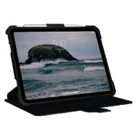UAG Metropolis Folio Apple iPad 10.9 inch (10th Gen 2022) Case - Black (123396114040) Military drop-test standards Multi-angle kickstand