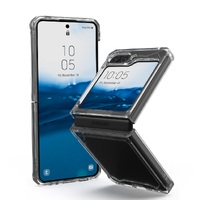 UAG Plyo Samsung Galaxy Z Flip5 Case - Ice (214357114343) DROP Military StandardRaised Screen Surround Armor ShellAir-Soft CornersHinged Design