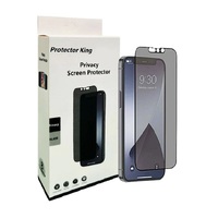 USP Apple iPhone 15 Pro Max (6.7 inch) Protector King Privacy Screen Protector - 9H Surface HardnessScratch ResistantDust Free
