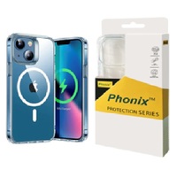 Phonix Apple iPhone 15 Pro (6.1 inch) Clear Rock Shockproof Case With MagSafe
