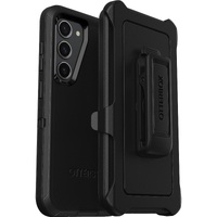 OtterBox Defender Samsung Galaxy S23 5G (6.1 inch) Case Black - (77-91036) DROP 4X Military Standard Multi-Layer Included Holster Raised EdgesRugged