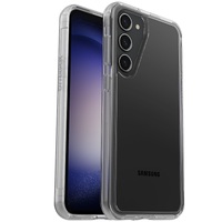 OtterBox Symmetry Clear Samsung Galaxy S23 5G (6.6 inch) Case Clear - (77-91192) Antimicrobial DROP 3X Military Standard Raised Edges Ultra-Sleek