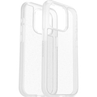 OtterBox React Apple iPhone 15 Pro (6.1 inch) Case Stardust (Clear Glitter) - (77-92760) Antimicrobial DROP Military Standard Raised Edges Hard Case