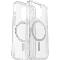 OtterBox Symmetry MagSafe Apple iPhone 15 Pro (6.1 inch) Case Clear - (77-93026) AntimicrobialDROP 3X Military StandardRaised Edges