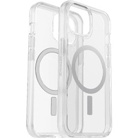 OtterBox Symmetry MagSafe Apple iPhone 15  iPhone 14  iPhone 13 (6.1 inch) Case Clear - (77-93109) Antimicrobial DROP 3X Military Standard