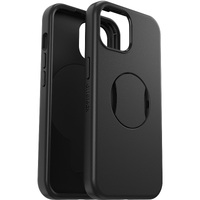 OtterBox OtterGrip Symmetry MagSafe Apple iPhone 15 Plus (6.7 inch) Case Black - (77-93152) AntimicrobialDROP 3X Military StandardIntegrated Grip