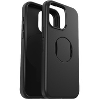 OtterBox OtterGrip Symmetry MagSafe Apple iPhone 15 Pro Max (6.7 inch) Case Black - (77-93170) Antimicrobial DROP 3X Military Standard