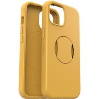 OtterBox OtterGrip Symmetry MagSafe Apple iPhone 15  iPhone 14  iPhone 13 (6.1 inch) Case Aspen Gleam 2.0 (Yellow) - (77-93203)DROP 3X Military Standa