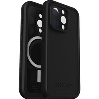 OtterBox Fre MagSafe Apple iPhone 15 Pro (6.1 inch) Case Black - (77-93405) DROP 5X Military Standard2M WaterProofBuilt-In Screen Protector