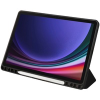 OtterBox React Folio Samsung Galaxy Tab S9 (11 inch) Case Black - (77-95118) DROP Military Standard Pencil Holder Multi-Position Stand Raised Edges